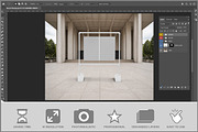 Banner In Front Of The Event PSD, an Advertising Mockup by Bruno's Shop (Thumbnail 2 of 3)