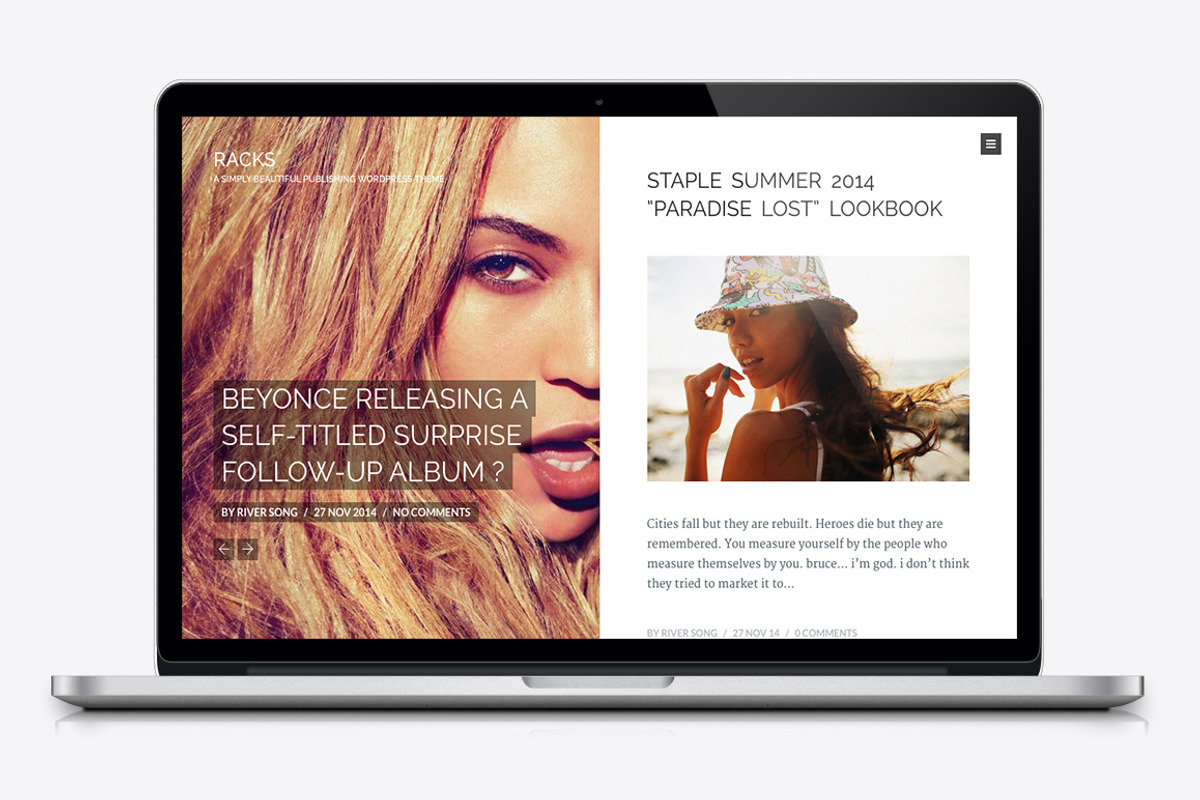 Racks - News Wordpress Theme, a WordPress Template by LayerSupplyCo (Photo 1 of 4)