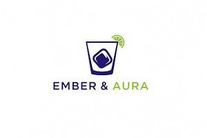 Ember Aura Cocktail, a Branding & Logo Template by Logocreative