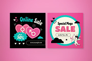 Valentine Sale Banner, an UI Kit Template by graphicook (Thumbnail 3 of 5)