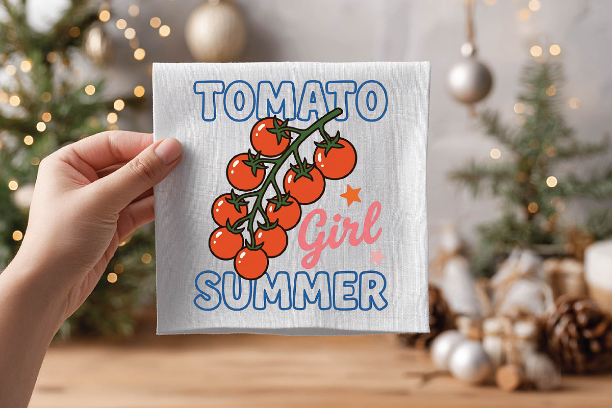Summer Tomato Hand Drawn PNG, an Illustration by DreamPrint404 (Photo 2 of 6)