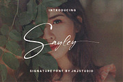 Sayley Signature Font, a Script Font by JNJ Studio (Thumbnail 1 of 11)