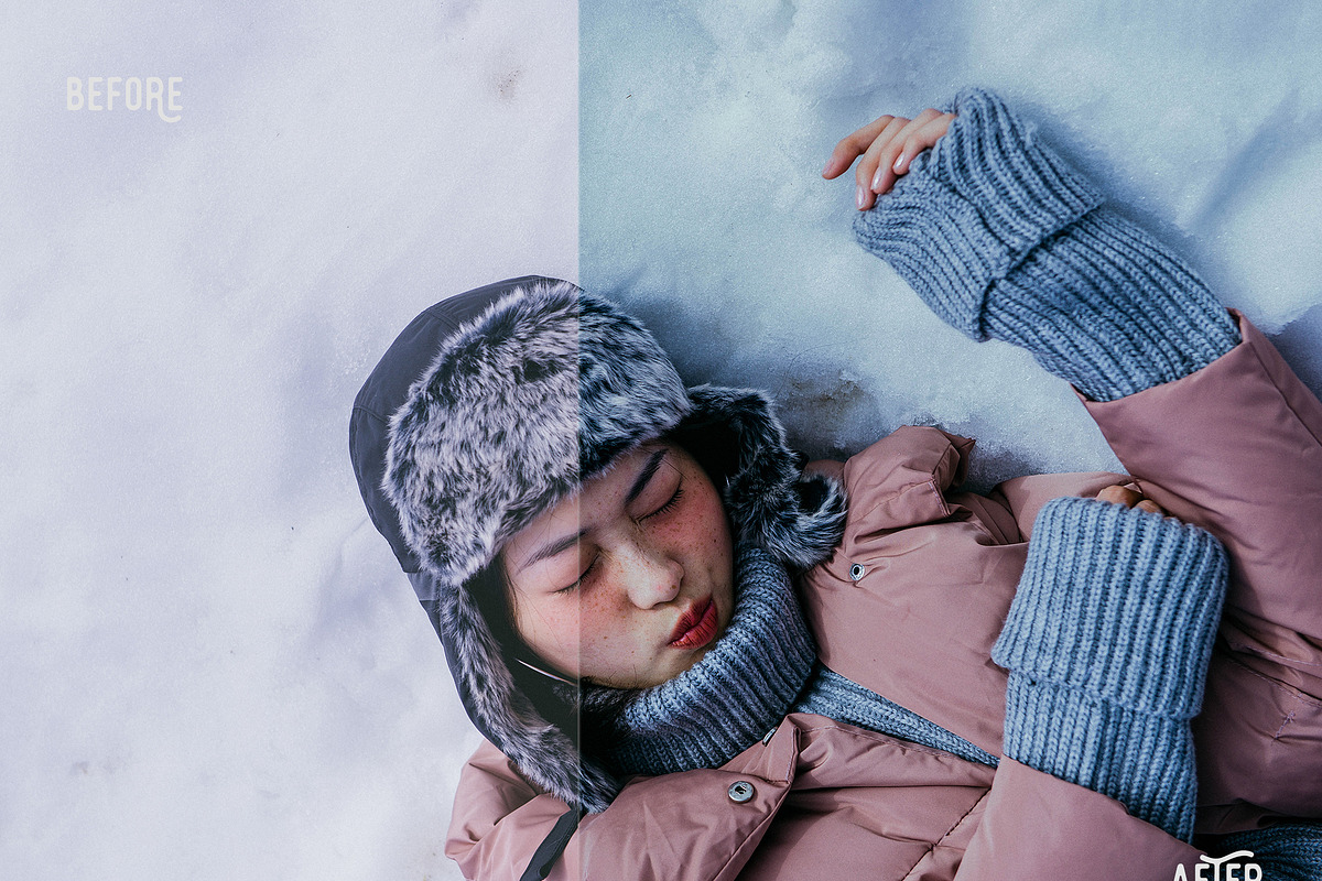 Oneday : Winter Lightroom presets, an Action Add-On by Emyself Design (Photo 2 of 6)