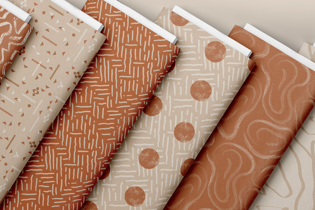 Boho Style: Earth Tones, a Pattern Graphic by Zim Varezhkin (Photo 4 of 11)