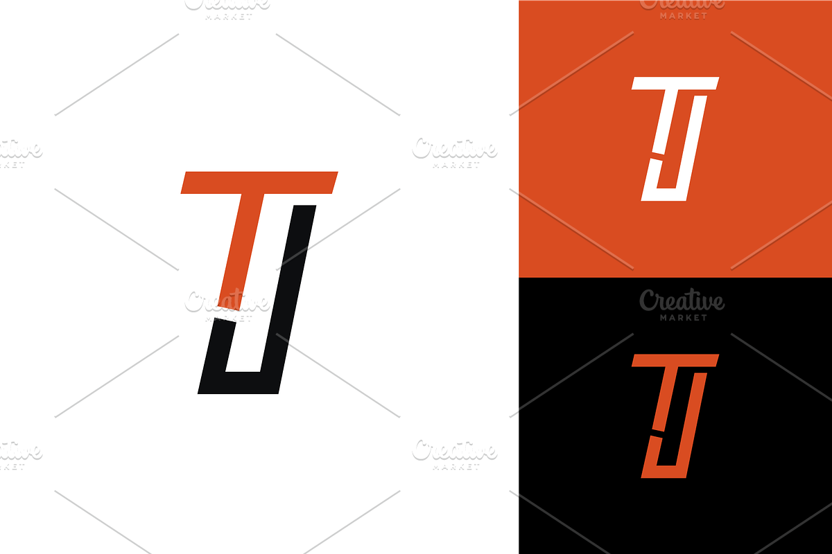 Logo TJ Simple Design Minimalist, a Branding & Logo Template by zaqilogo (Photo 2 of 2)