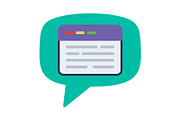 Web Flat Icon, a Duotone Icon by Pexelpy (Thumbnail 1 of 2)