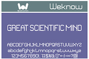 Great Scientific Mind font, a Sans Serif Font by weknow (Thumbnail 1 of 8)