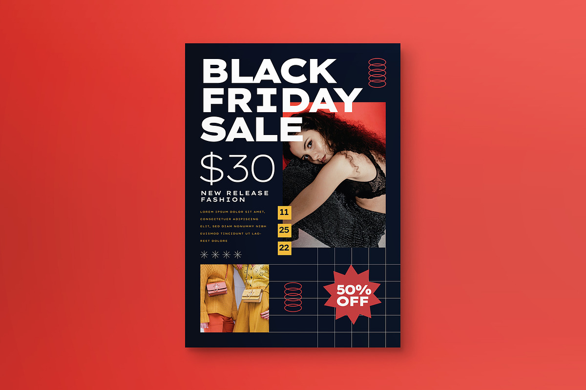 Black Friday Sale Flyer, a Flyer Template by Tokosatsu (Photo 3 of 3)