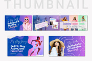 YouTube Brand Kit, Thumbnail | Canva, a Social Media Template by TheBrightGrap (Thumbnail 2 of 7)