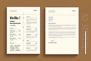 Resume CV Layout, a Resume Template by MightyDesign (Thumbnail 1 of 8)