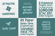 Origraph | Origami Font, a Font by Denustudios (Thumbnail 5 of 12)