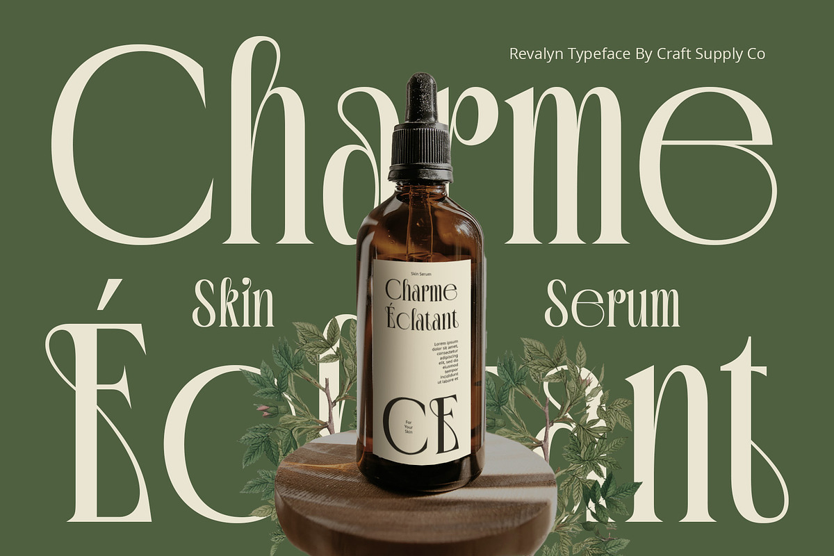 Revalyn – Art Noveau Font, a Serif Font by Craft Supply Co. (Photo 5 of 8)