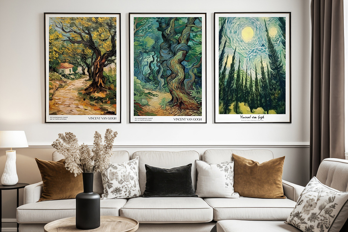 Art Poster Inspired by Van Gogh, a Decorative Illustration by Vibrand Studio (Photo 5 of 12)