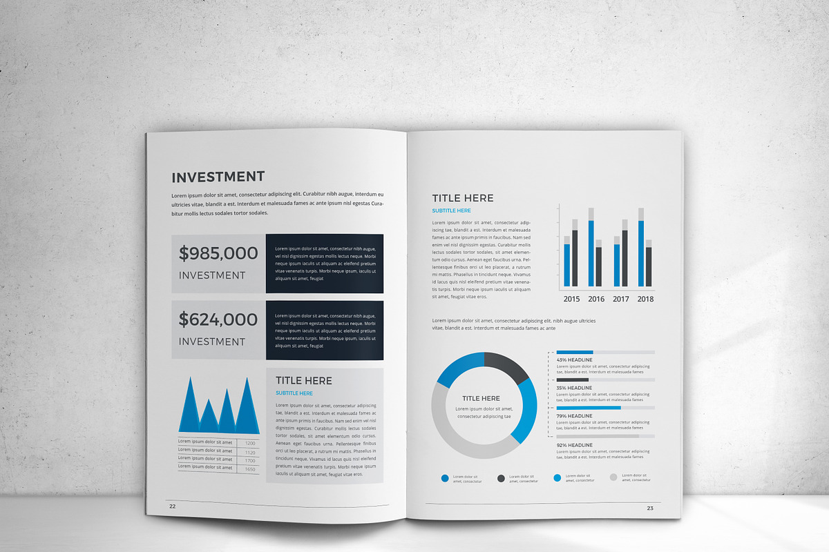 The Annual Report, a Brochure Template by design_pick (Photo 17 of 22)