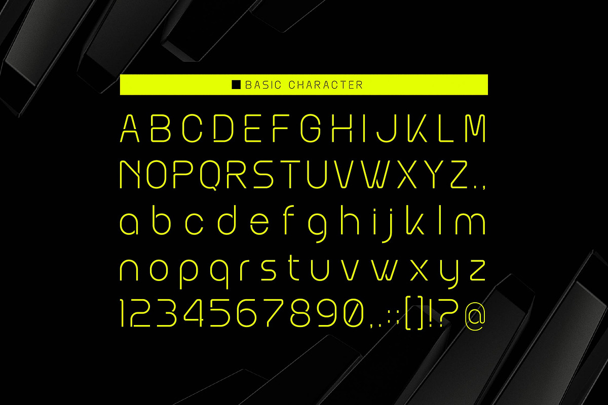 Neexan | Futuristic Font, a Font by Denustudios (Photo 10 of 12)