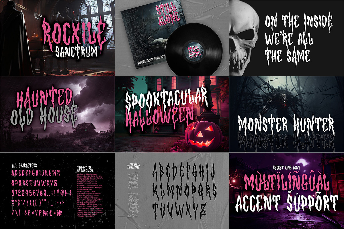 Special Horror Font Bundle, a Handwritten Font by Ditatype (Photo 12 of 13)