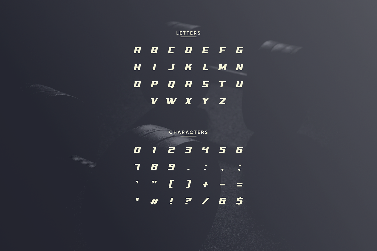 Gebaco - Modern Sport Typeface, a Sans Serif Font by Letterna (Photo 3 of 4)