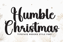 Humble Christmas | Script Font