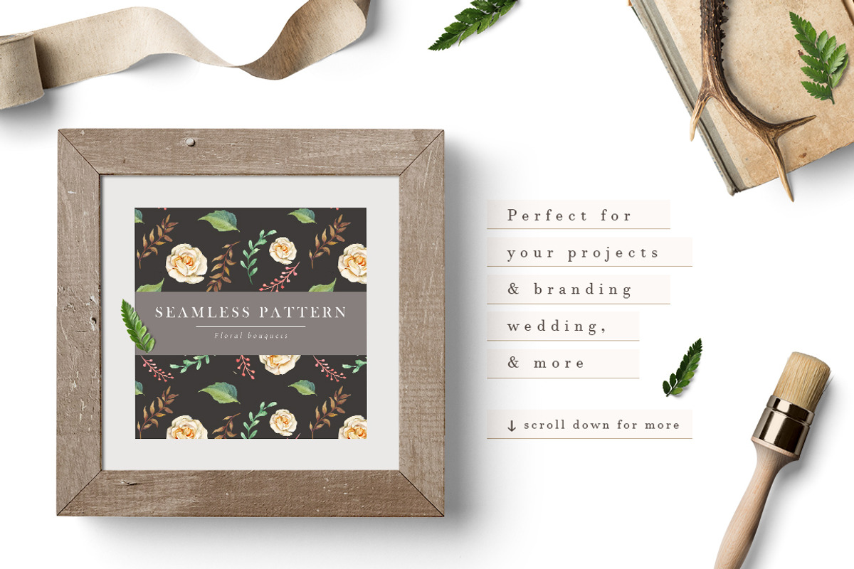 Watercolor Flower Clipart, an Illustration by Pixavics (Photo 7 of 7)