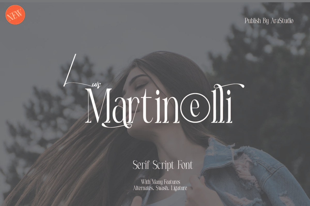 Luis Martinelli - Two Fonts Beauty, a Serif Font by AleraStudio (Photo 1 of 10)