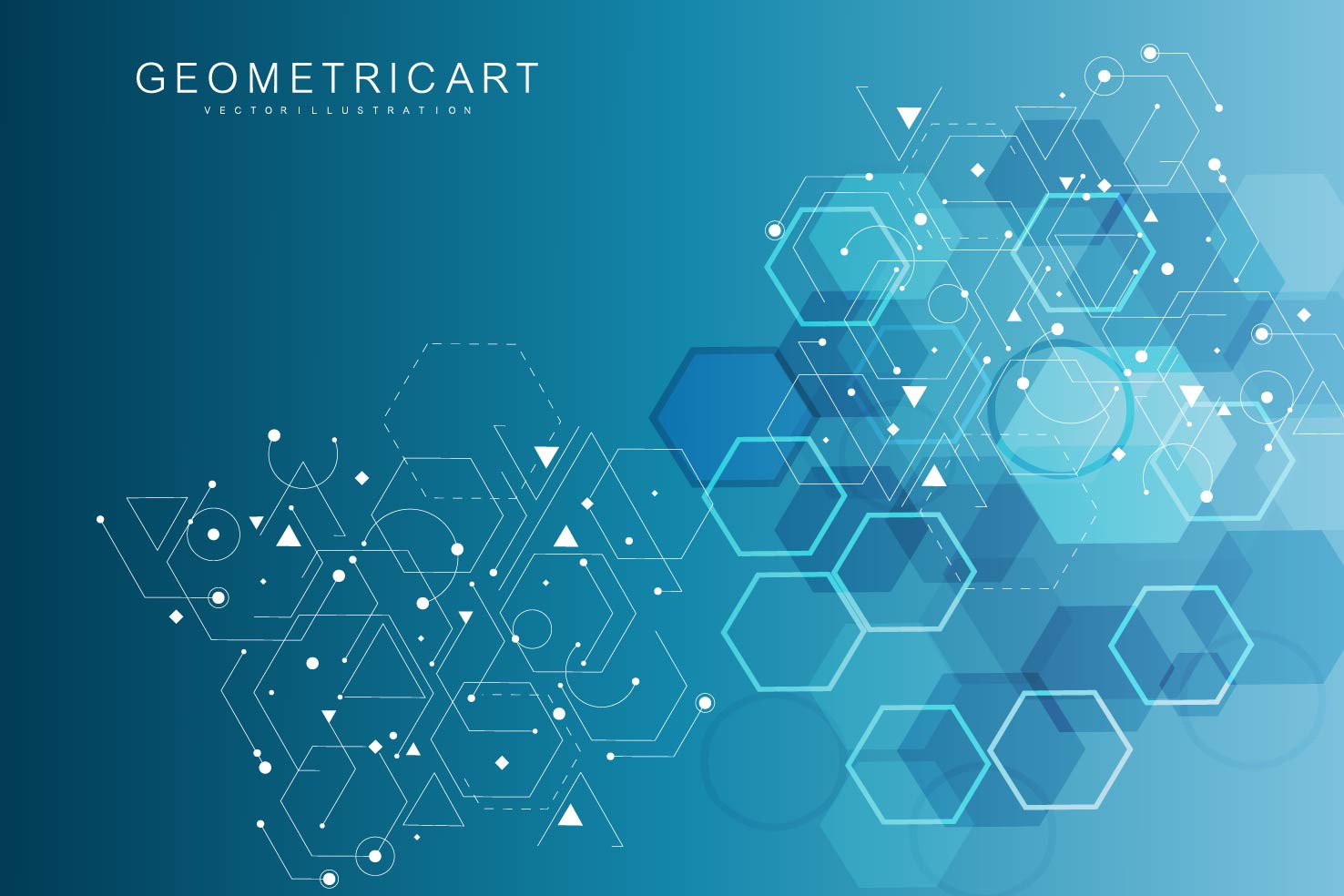 Hexagonal abstract background, a Healthcare Illustration by pro500