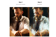 Impressionist Photoshop Action preview 2