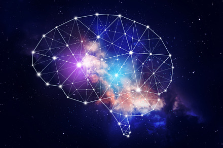 Concept of human intelligence containing abstract, algorithm, and anatomy, a School & Education Photo by Nednapa