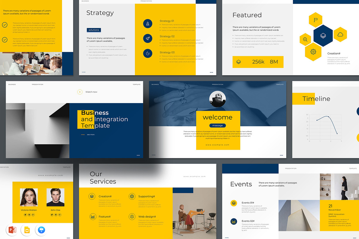 Business and Integration Template, a Presentation Template by Dream-Lab (Photo 1 of 8)