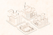 Low poly pack of 4 blocks, an Architecture 3D Model by Gabi Quintana / Plash.tv (Thumbnail 4 of 5)