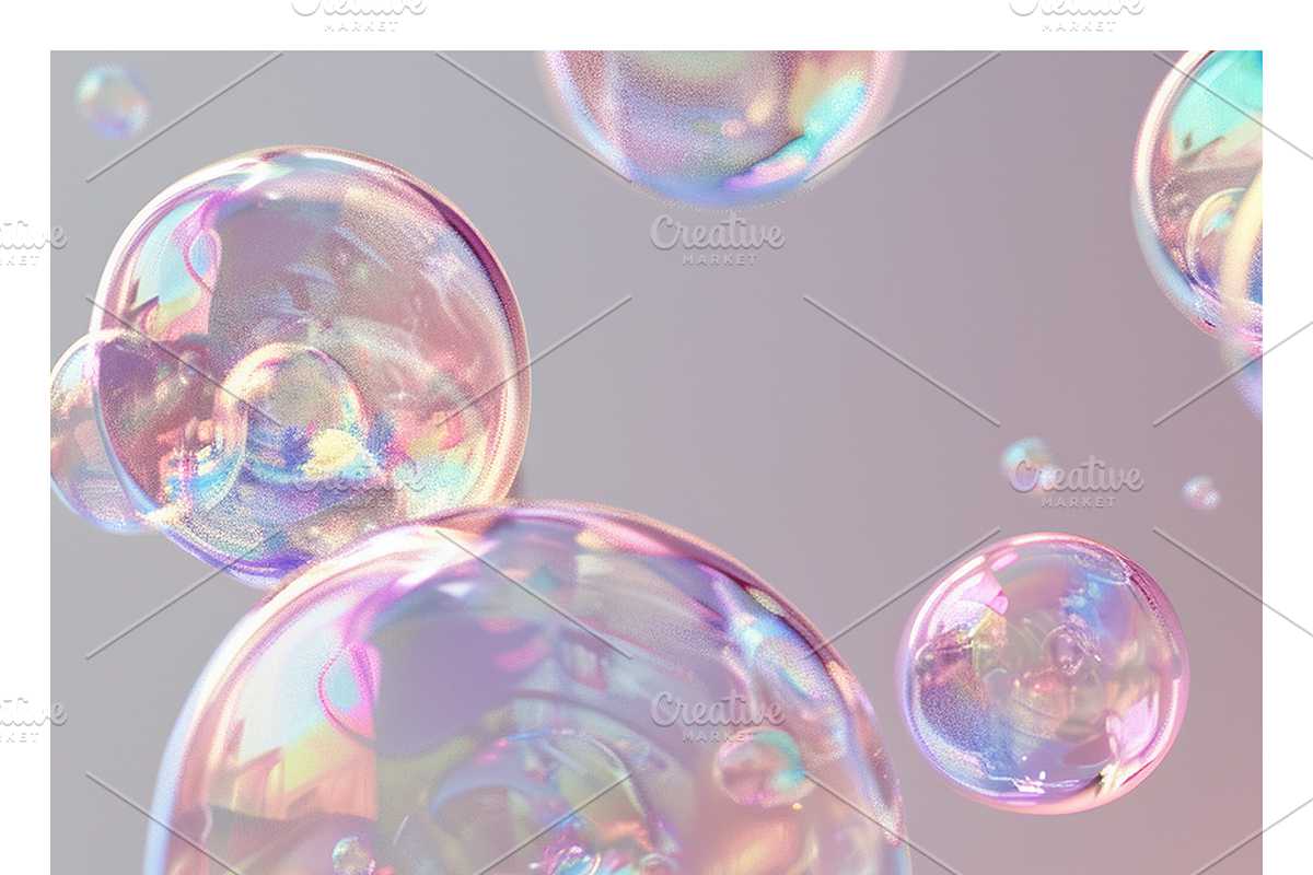Buri Co - Iridescent Soap Bubbles, a Decorative Illustration by milatovar (Photo 18 of 22)