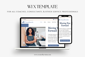 WIX Website Template for Coaches