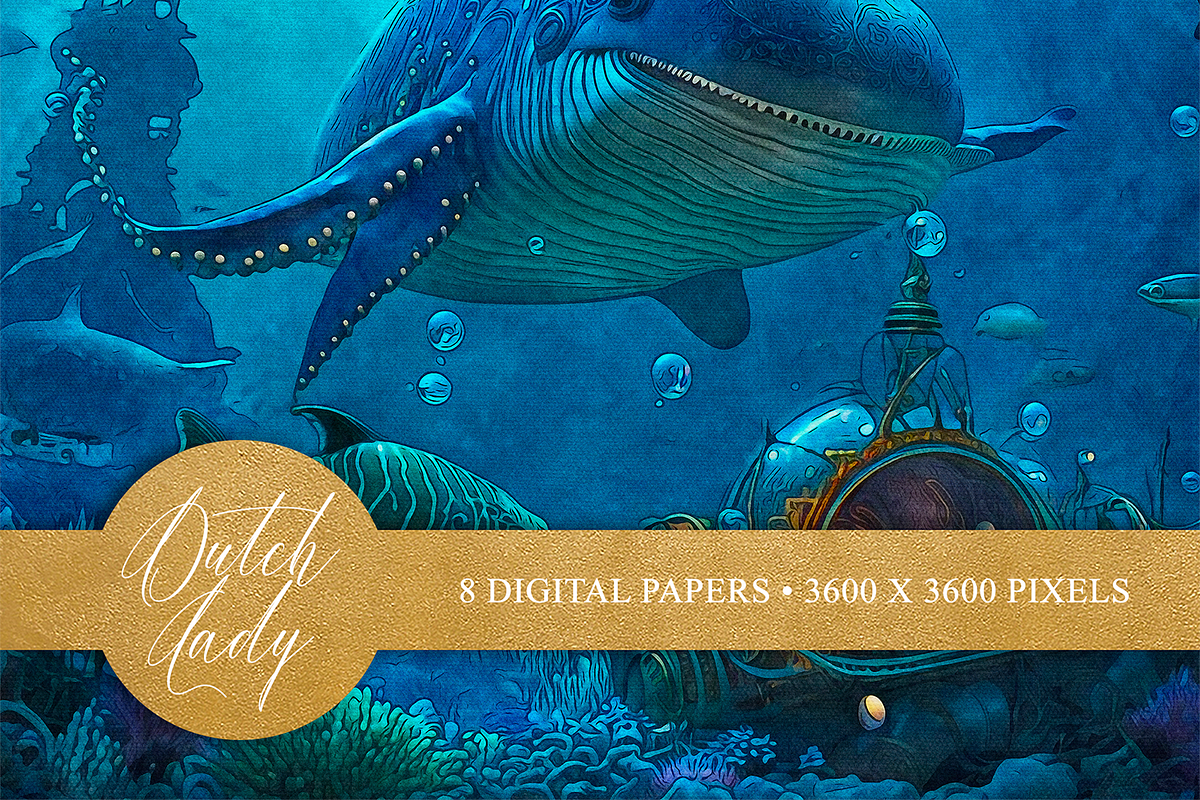 Miles Under The Sea Illustrations, an Illustration by The Dutch Lady Designs (Photo 2 of 4)