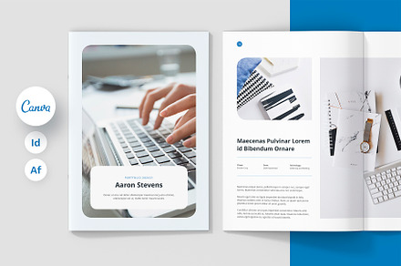 IT Service Personal Portfolio Canva