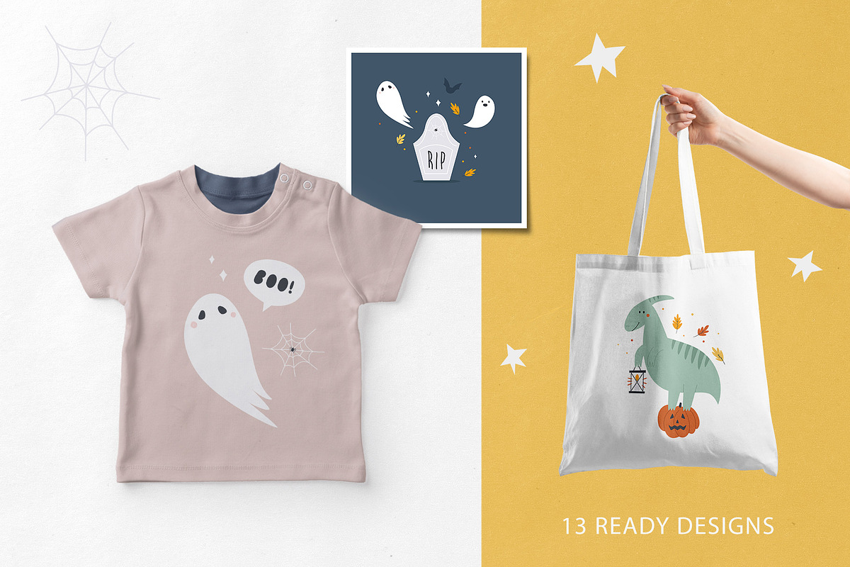 Halloween Dinosaurs Collection, an Illustration by danceyourlife (Photo 5 of 13)