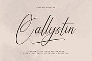 Callystin, a Script Font by Goresan Studio (Thumbnail 1 of 15)