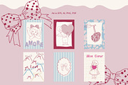Amour Coquette collection, a Seasonal Illustration by DigARTbyHavroshka (Thumbnail 4 of 11)