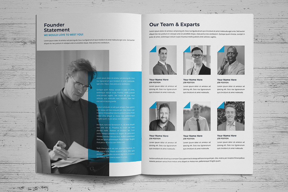 Company Profile Template v3, a Brochure Template by SamiSimply7 (Photo 4 of 8)