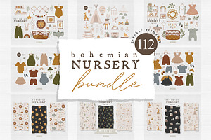 Bohemian Nursery BUNDLE