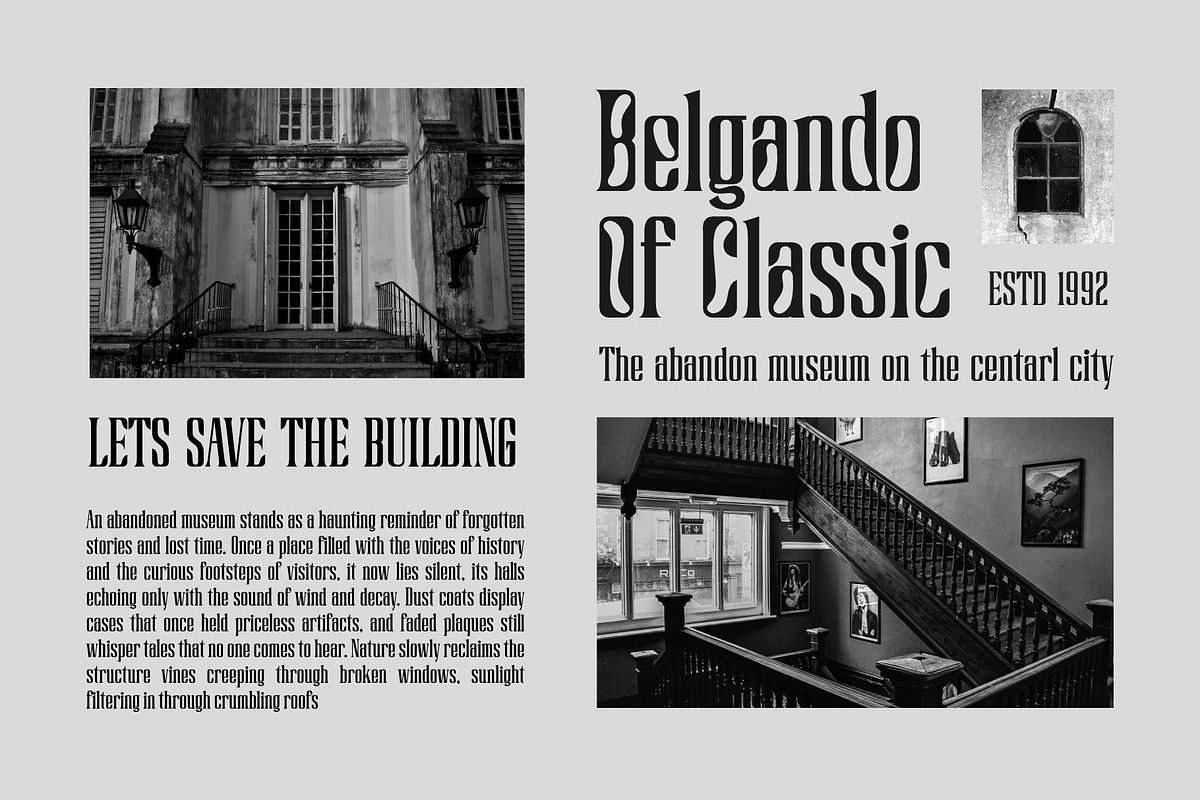 Dafthello || Unique Serif Font, a Serif Font by Idea Studio (Photo 6 of 10)