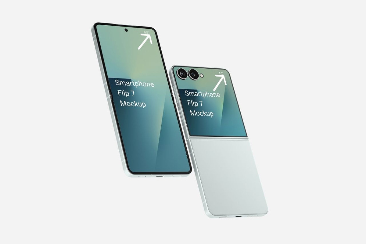 Smartphone Z Fold & Flip 7 Mockup, an Android Mockup by DSNA Mockup (Photo 10 of 13)