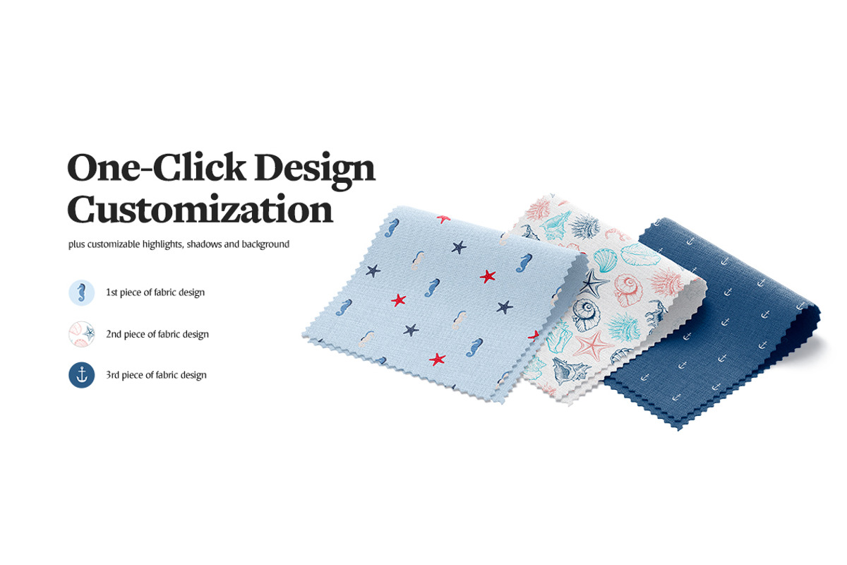 Fabric Swatches Mockup, a Mockup by rebrandy (Photo 2 of 9)