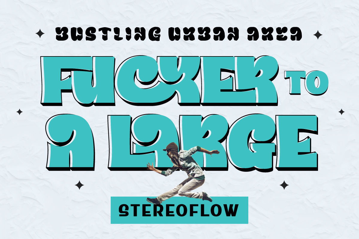 Glasfur - Bubble Display Font, a Handwritten Font by twinstd (Photo 3 of 10)