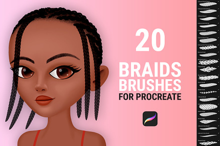 Braid Brushes for Procreate