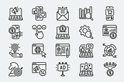 Digital Marketing Pixel Perfect Icon, an Outline Icon by Alex Blogoodf (Thumbnail 4 of 10)
