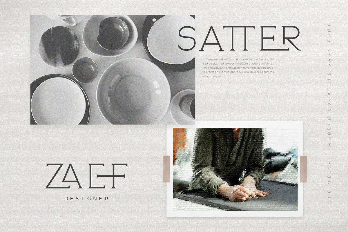 The Melsa - Modern Ligature Sans preview 7