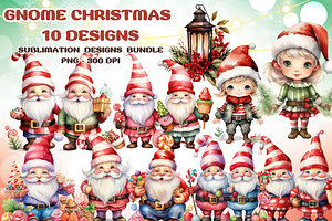 Gnome clipart, Christmas clipart