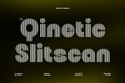 CS Qinetic Slitscan, a Sans Serif Font by Craft Supply Co. (Thumbnail 1 of 8)