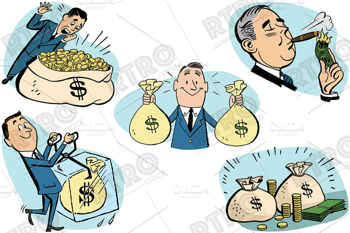 RTRO Money & Wealth 2, a Work Illustration by RTRO Stock (Photo 4 of 5)