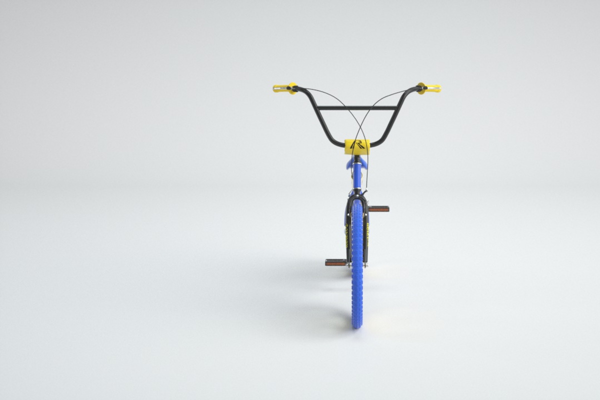 1980s Raleigh Burner BMX Bicycle, a Cars & Vehicle 3D Model by 3DTreatment (Photo 6 of 25)