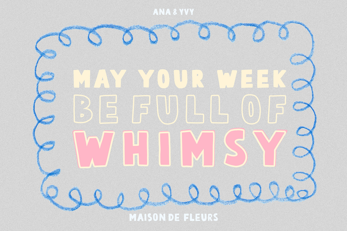 Maison de Fleurs | Marker Font Trio, a Handwritten Font by ana & yvy (Photo 2 of 12)
